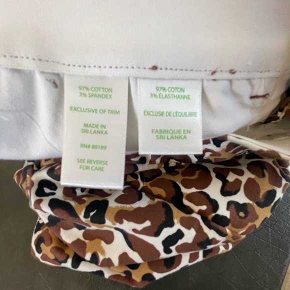 Lilly Pulitzer Kelly Leopard Print Pants - Picture 3 of 6
